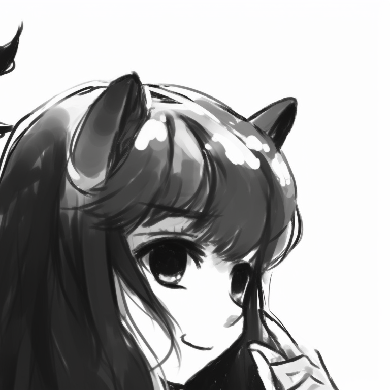 Characters walking hand in hand, with a stippling technique used for contrast. black and white matching pfp for couple pfp for discord.