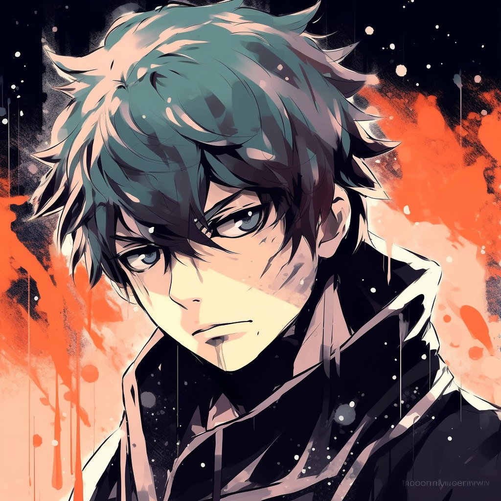 Close-up of Ichigo Kurosaki, detailed character design in a refined aesthetic. aesthetic anime pfp for boysHD, free download