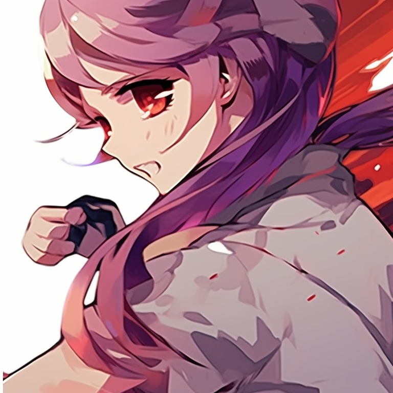 Two characters in casual attire, soft hues with minimalist outlines. best male and female matching pfp friends pfp for discord.