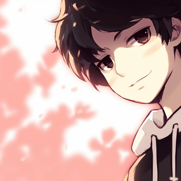 Two characters with twinkling city lights behind, strong colors, and intricate details. versatile instagram cute matching pfp for any couple pfp for discord.