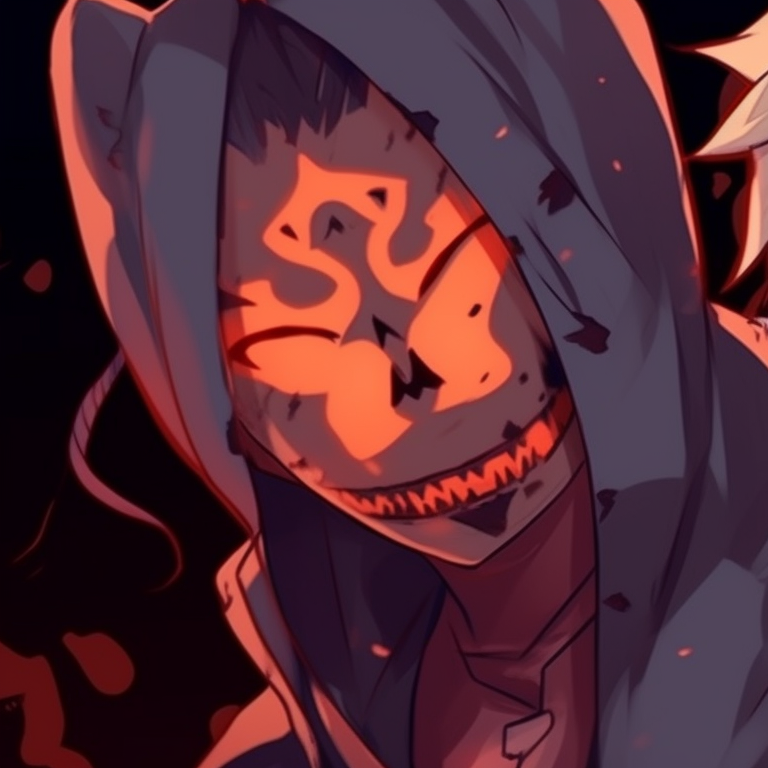 Two Naruto characters, one depicted as a ghost and one as a vampire, drawn with iconic Halloween colors and a spooky aesthetic. naruto pfp halloween aesthetics pfp for discord.