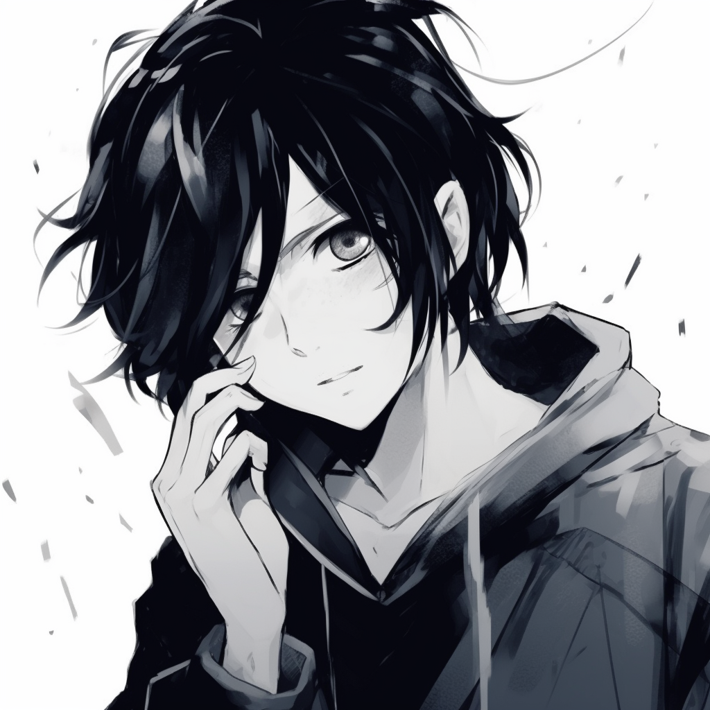 Madara Uchiha in a dynamic battle stance, bold lines and harsh shadows. manga anime pfp styles pfp for discord.