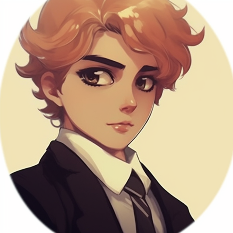 Two characters, lavish outfits and radiant glow, intense gazes. debonair matching profile pics for friends pfp for discord.