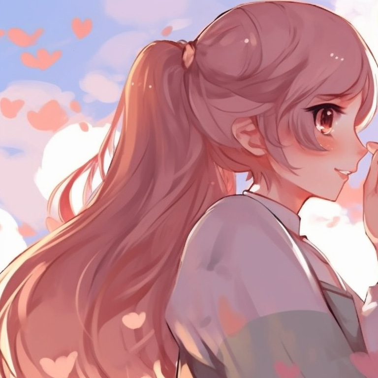 Two characters splashing colors, vibrant hues with dynamic, playful expressions. fun cute matching pfp for couples pfp for discord.