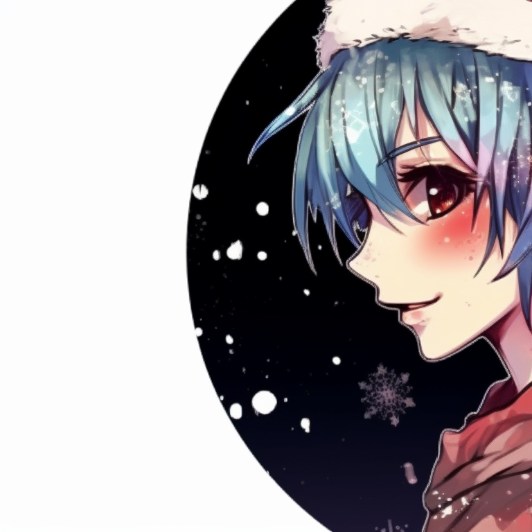 Two characters in layered punk attire, edgy styling and Christmas-themed accessories, facing each other. grunge trend matching christmas pfp punk pfp for discord.