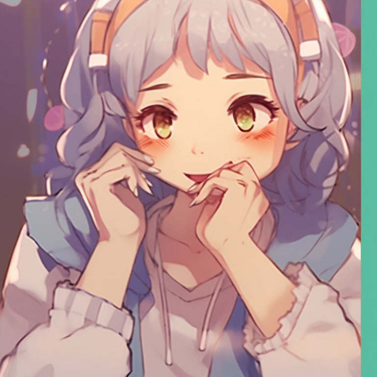 Two school uniform-clad characters, detailed bags and books, looking away from each other with smiles. popular anime matching pfp friends pfp for discord.