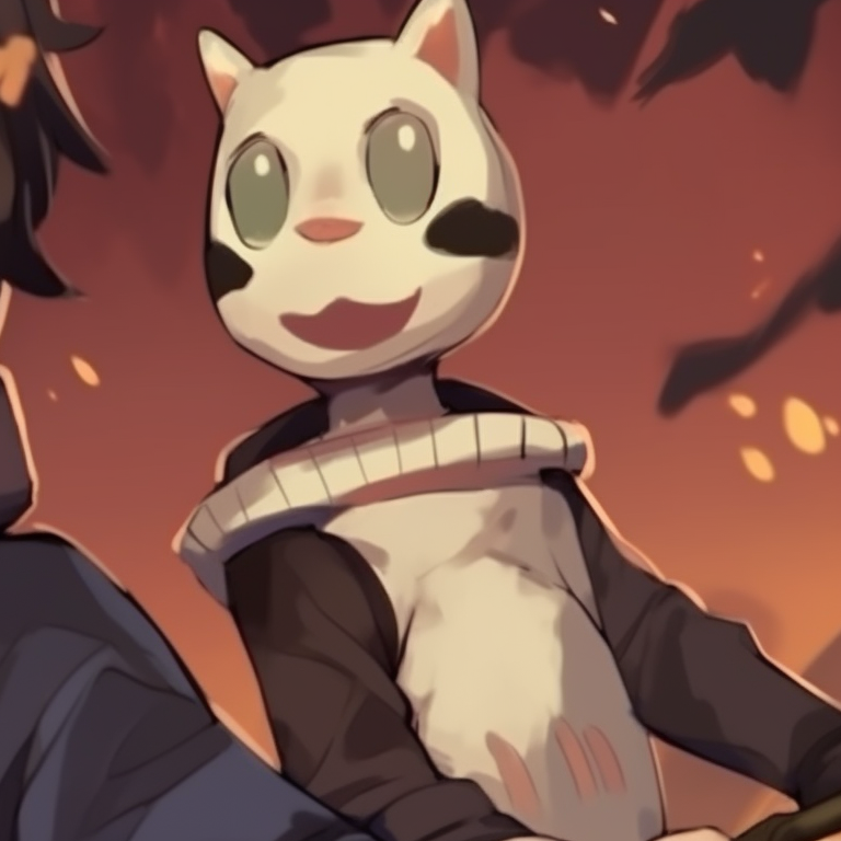 Two grim reaper characters, dark robes and silver detailing, scythes crossed ideal matching pfp for halloween pfp for discord.