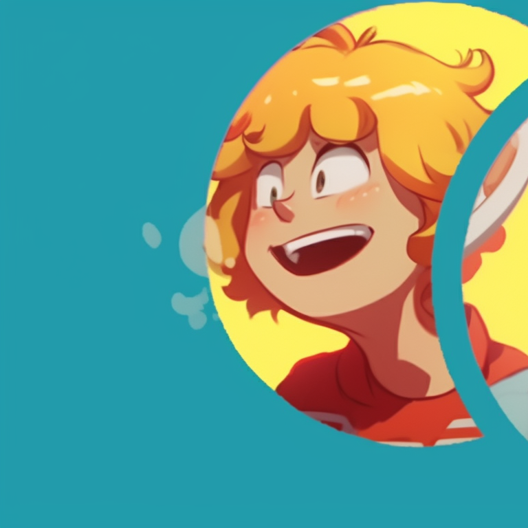 Two characters pranking each other, vibrant colors and a lively atmosphere. funny login images for friends pfp for discord.