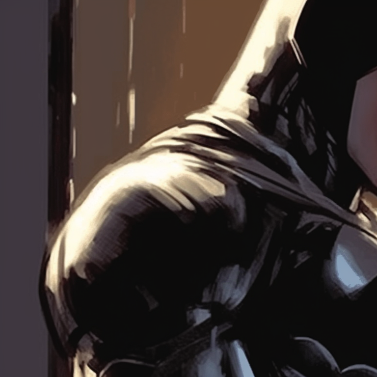 Close-up of Batman and Catwoman's eyes, high level of details focusing on their intense gazes. matching pfp ideas for batman and catwoman fans pfp for discord.