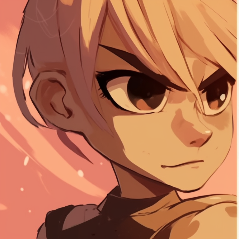 Two characters under a starry sky, vivid colors and a romantic atmosphere. impressive matching pfp cartoon suggestions pfp for discord.