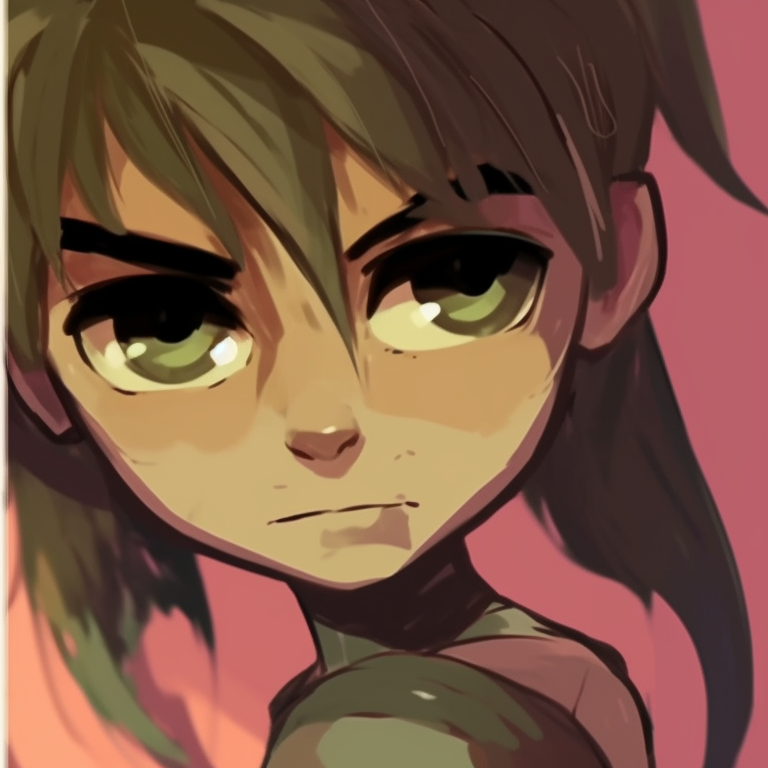 Two characters under a starry sky, vivid colors and a romantic atmosphere. impressive matching pfp cartoon suggestions pfp for discord.