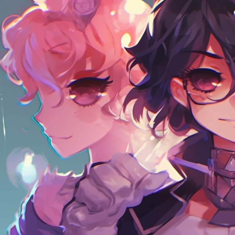 Three characters in matching sorcerer robes, ethereal glow, and intense gaze. epic matching trio pfp concepts pfp for discord.