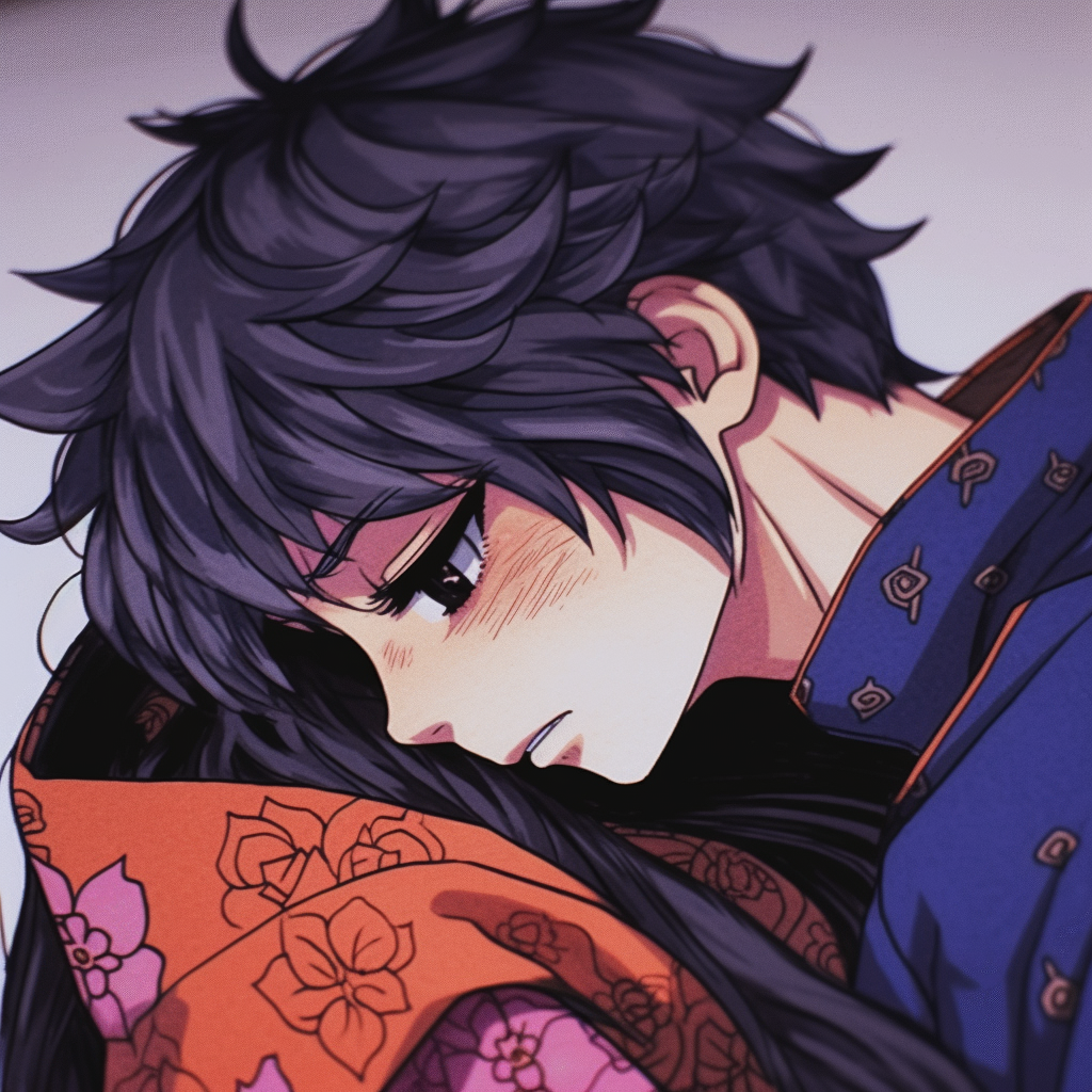 Naruto and Hinata in matching outfits, showcased in a warm color palette with strong outlines. anime matching pfp for aspiring couples