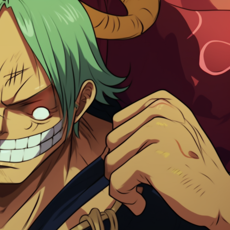 Two Yonko displaying their might, dark tones and fierce expressions. one piece matching pfp themes pfp for discord.