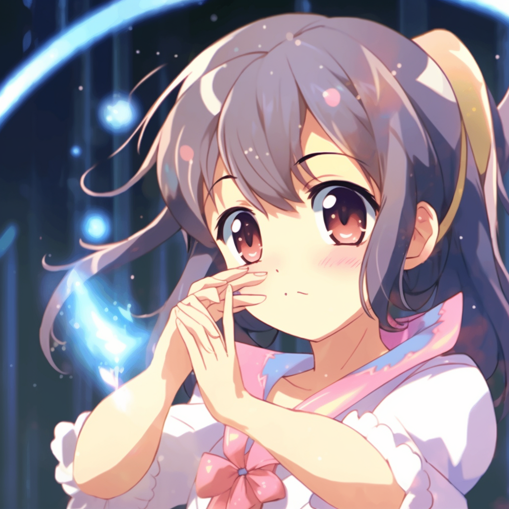 Sailor Moon in a graceful pose, pastel colors and soft shading. creative anime pfp gif ideas