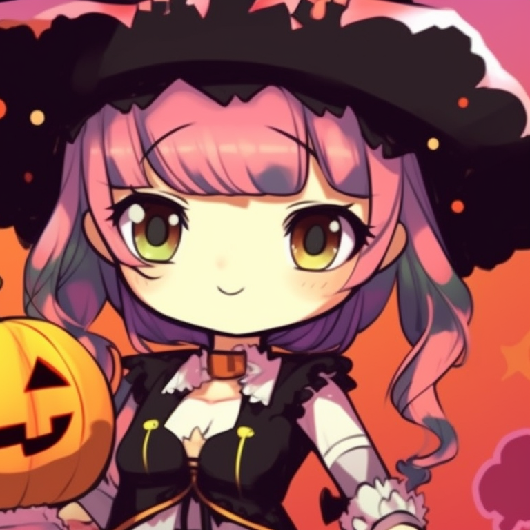 Two characters in eerie backgrounds, lots of shadows and intense expressions. cute halloween matching pfp for besties pfp for discord.