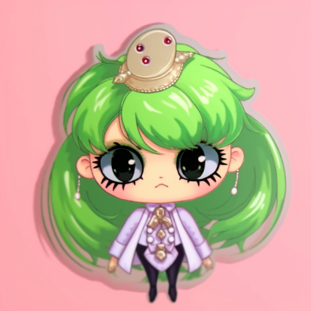 Close-up of Usagi's face, displaying wide-eyed innocence, detailed features and hair ornaments. classic pfp for school pfp for discord.