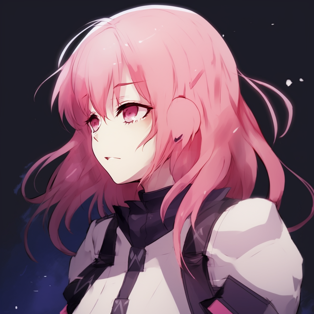 Zero Two showcasing a softer look, delicate linework and light colour palette. egirl pfp from latest anime pfp for discord.