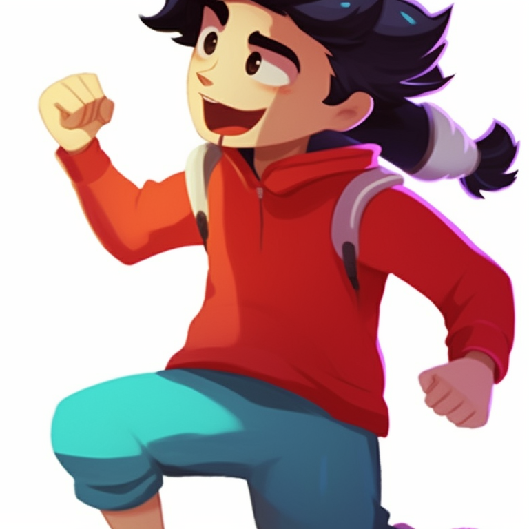 Close-up of two characters, bold outlines and bright, contrasting colors. comical matching pfp for couples, bringing the fun pfp for discord.