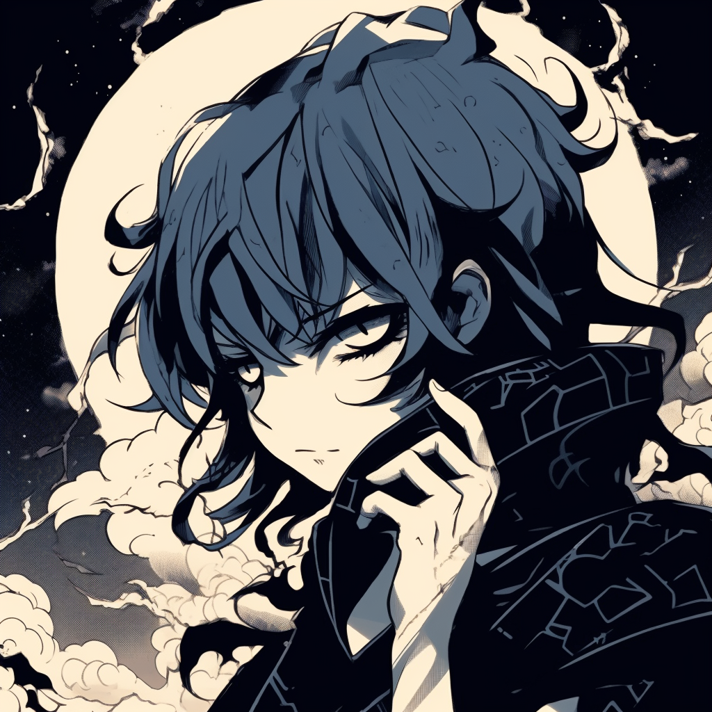 Erza Scarlett in her armored suit, metallic sheen and warm colors. manga anime pfp styles pfp for discord.