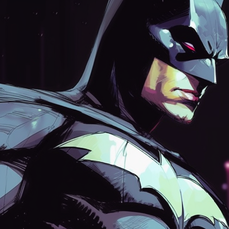 Batman and Catwoman sharing a moment, moonlit shadows and deep blues dominating. batman and catwoman pfp inspirations pfp for discord.