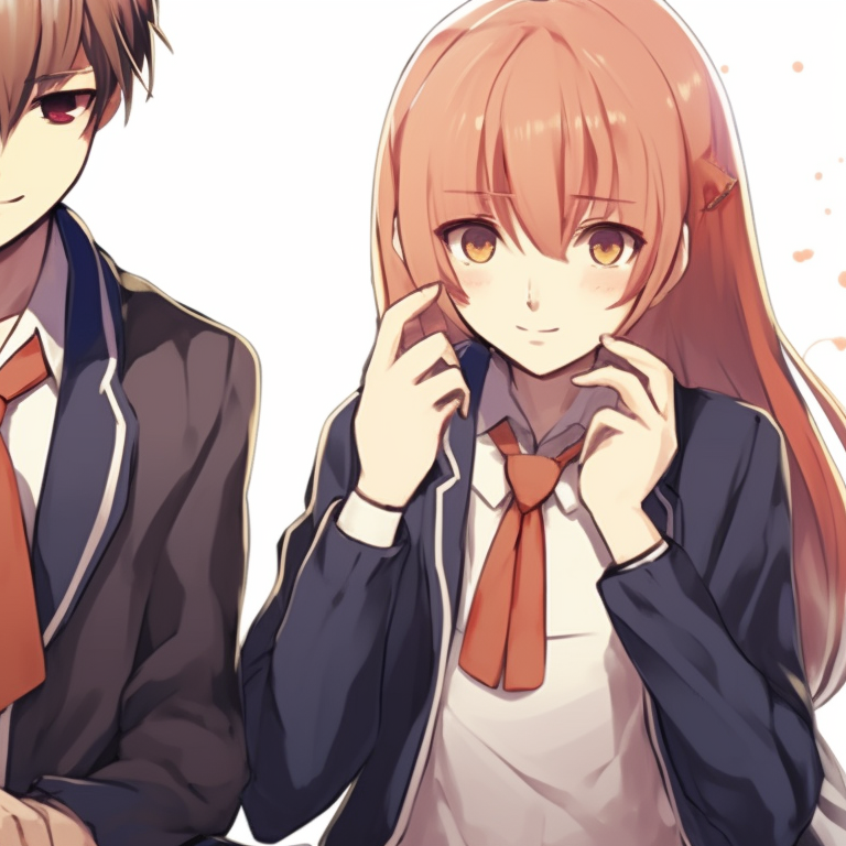 Three characters carrying adventure gear, earthy colors and dynamic poses. trio matching profile photos for friends pfp for discord.