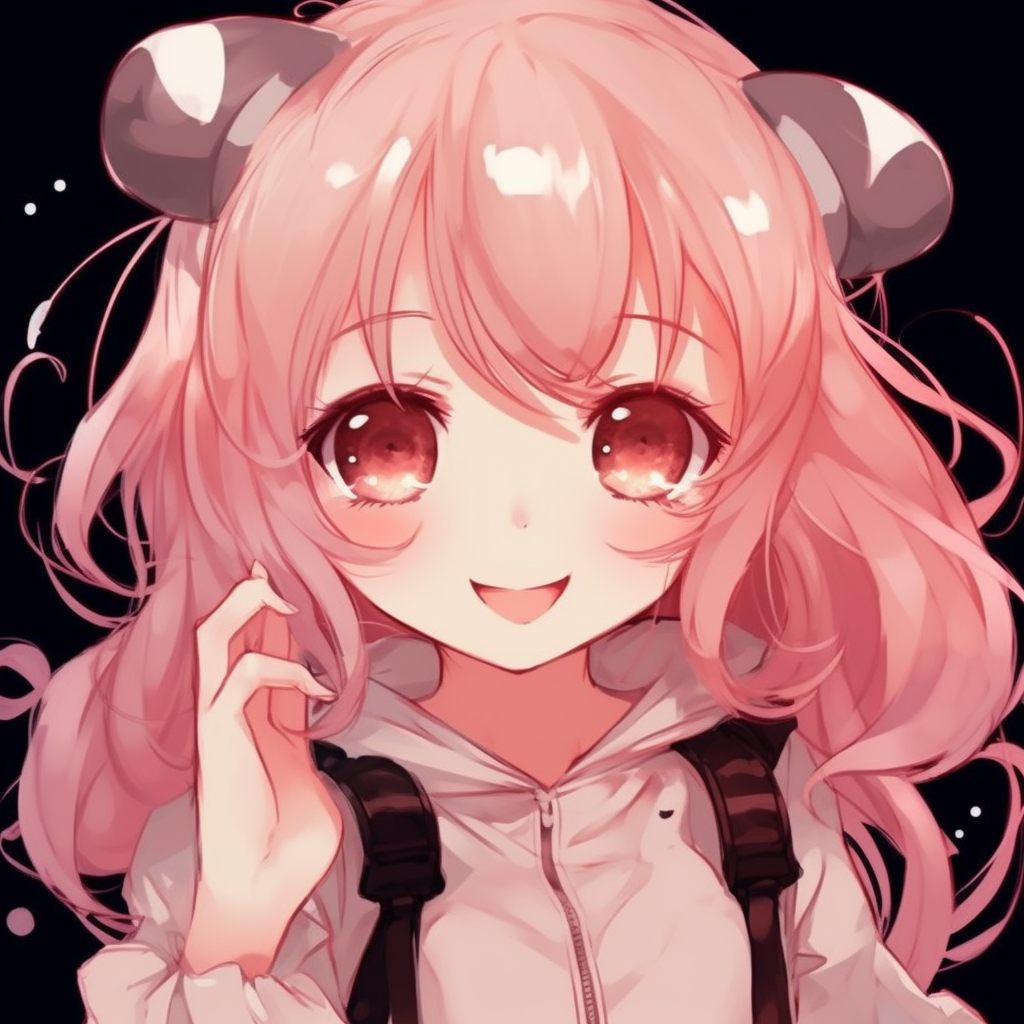 A dreamy anime avatar featuring sparkling eyes and pastel tones. anime pfp cute avatars pfp for discord.