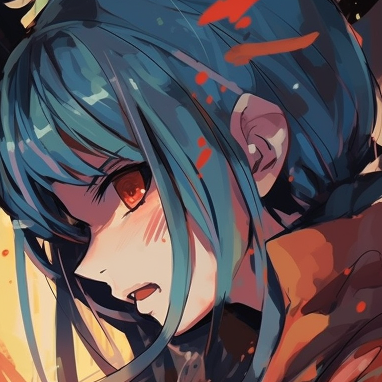 Close shot of Naruto and Sasuke, high detail and contrasting auras. matching pfp ideas pfp for discord.