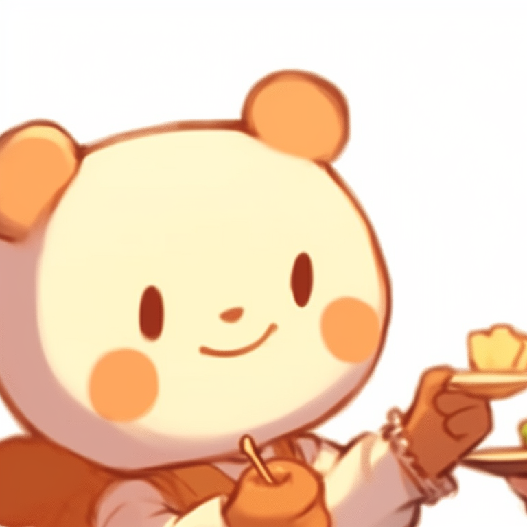 Two characters, Mocha and Milk, smiling at each other, warm colors and light shading. must-have milk and mocha pfps pfp for discord.