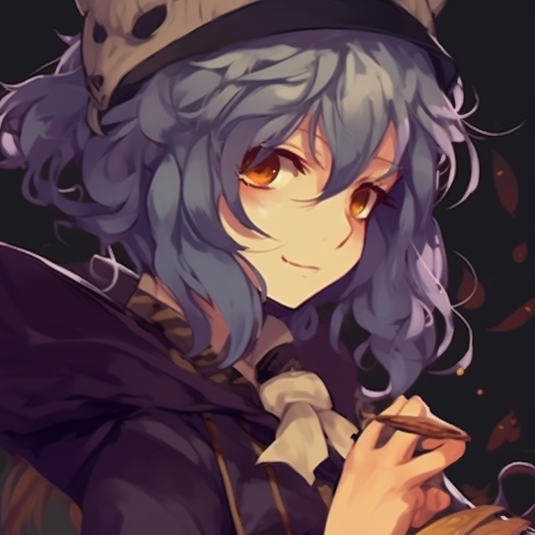 Characters dressed as spell-casters, detailed accessories, mystical aura. best boy characters for halloween aesthetic anime matching pfp pfp for discord.