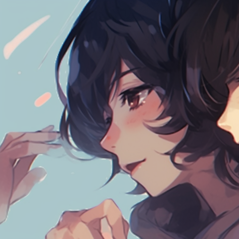 Two characters depicting summer and winter, distinct color palette and season-specific attire. awesome matching discord pfp ideas pfp for discord.