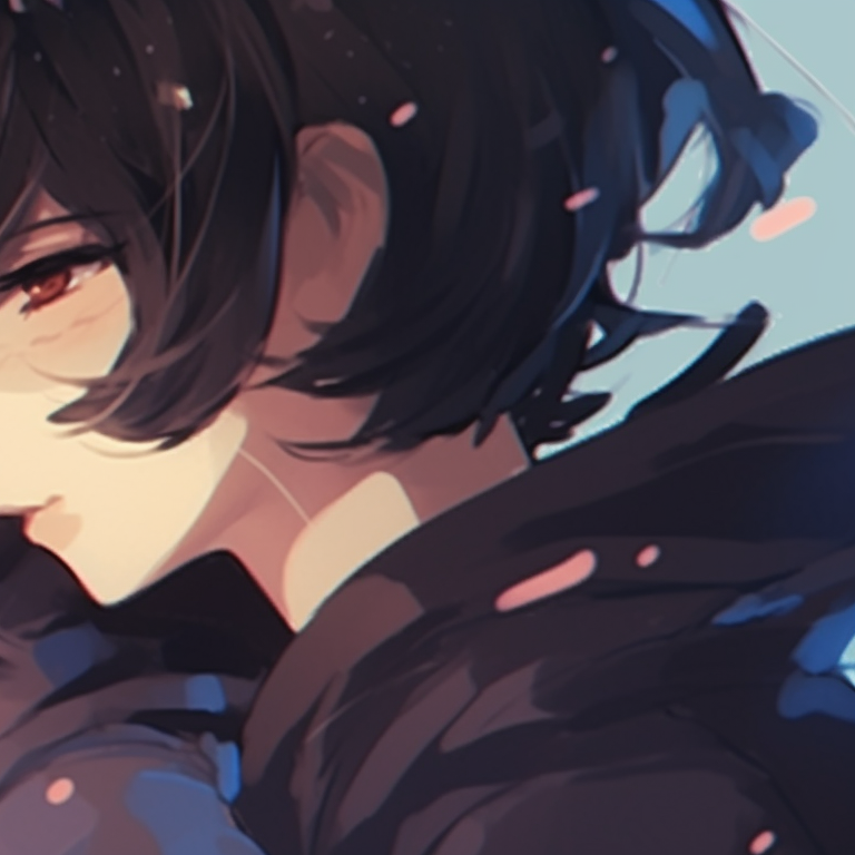 Two characters depicting summer and winter, distinct color palette and season-specific attire. awesome matching discord pfp ideas pfp for discord.