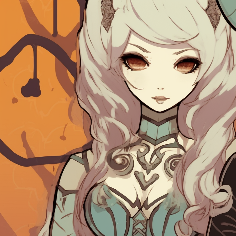 Portraying mermaids, displaying a spectrum of aquatic hues, amidst swirling patterned backgrounds. animal themed halloween pfp matching pfp for discord.