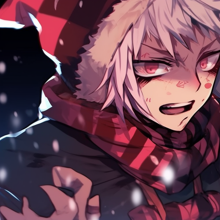 A mischievous pair dressed in Santa's helper outfits with a punk twist, sporting dyed hair and chunky boots. The illustration showcases detailed patterning and a vivid color scheme. xmas punk aesthetic matching christmas pfps pfp for discord.