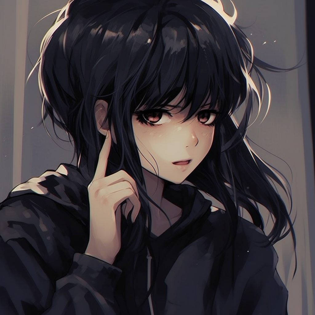 Anime sisters amidst a shower of sakura petals, muted color palette and harmony in details. anime matching pfp for girlsHD, free download