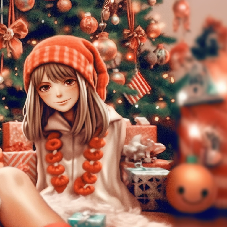 Two characters snug in winter wear, bright, joyful colors and intricate details, sharing a cozy moment. essential matching preppy christmas pfp for the season pfp for discord.