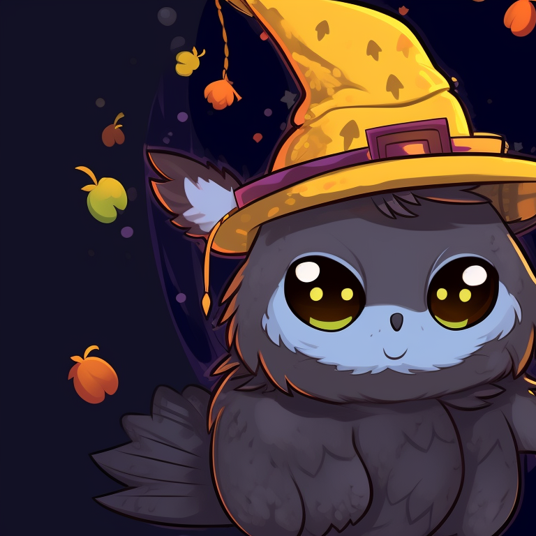 Two bat characters, detailed wings, and twilight colors. halloween themed matching animal profile images pfp for discord.