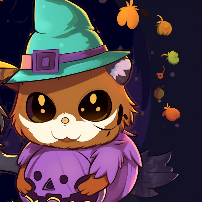 Two bat characters, detailed wings, and twilight colors. halloween themed matching animal profile images pfp for discord.