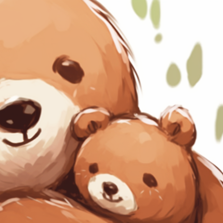 Milk and Mocha in a field of flowers, outdoor lighting and warm colours. best of milk and mocha pfp pairs pfp for discord.