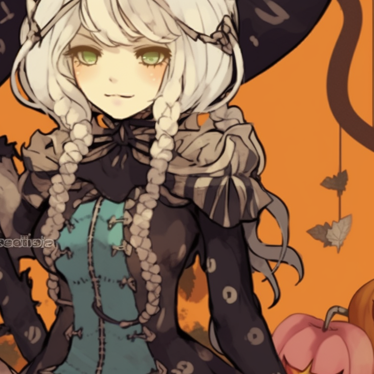 Wearing jack-o'-lantern hats, characters projected with warm pumpkin shades, eyes sparkling with mischief. animal themed halloween pfp matching pfp for discord.