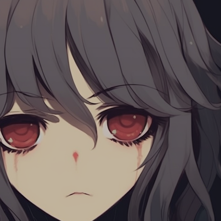 Two identical characters, exact mirroring position and dual color backlight pfp matching anime characters pfp for discord.