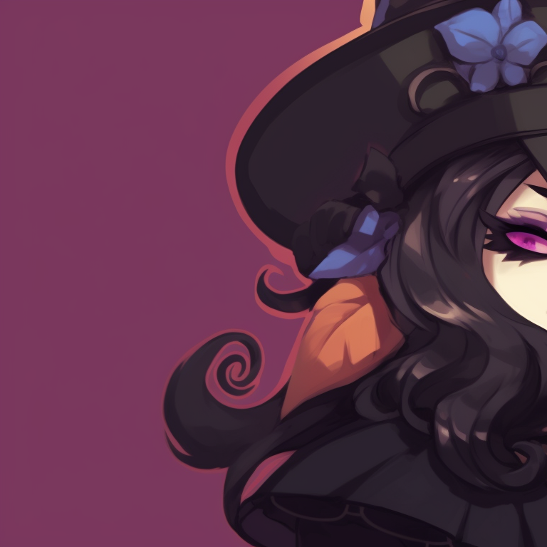 A pair bathed in moonlight, in Halloween attire, harmonious colors and dreamy ambiance. valorant matching pfp halloween theme designs pfp for discord.