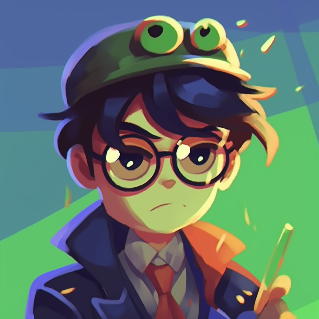 Conan Edogawa with a determined expression, focused on eyes and vibrant colors. cool pfp for school pfp for discord.
