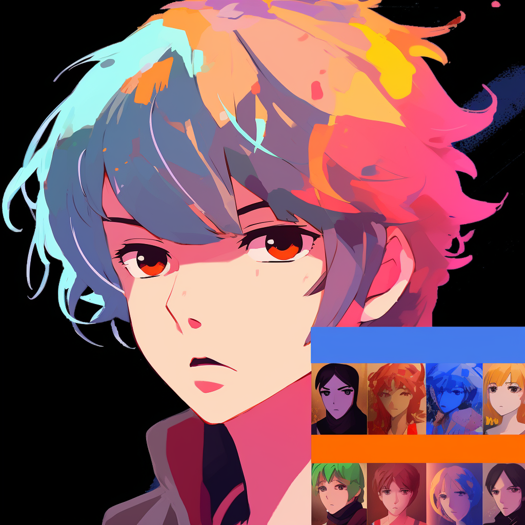 Profile picture of an overused anime character, saturated colors and dramatic expressions. discussing cringe in matching anime pfp pfp for discord.