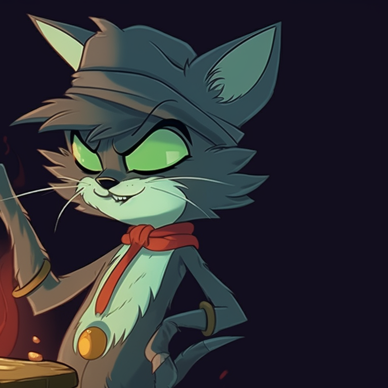 Tom and Jerry, their ghost costumes rendered with soft, blurred lines, floating by a haunted house. tom and jerry matching pfp halloween theme inspiration pfp for discord.