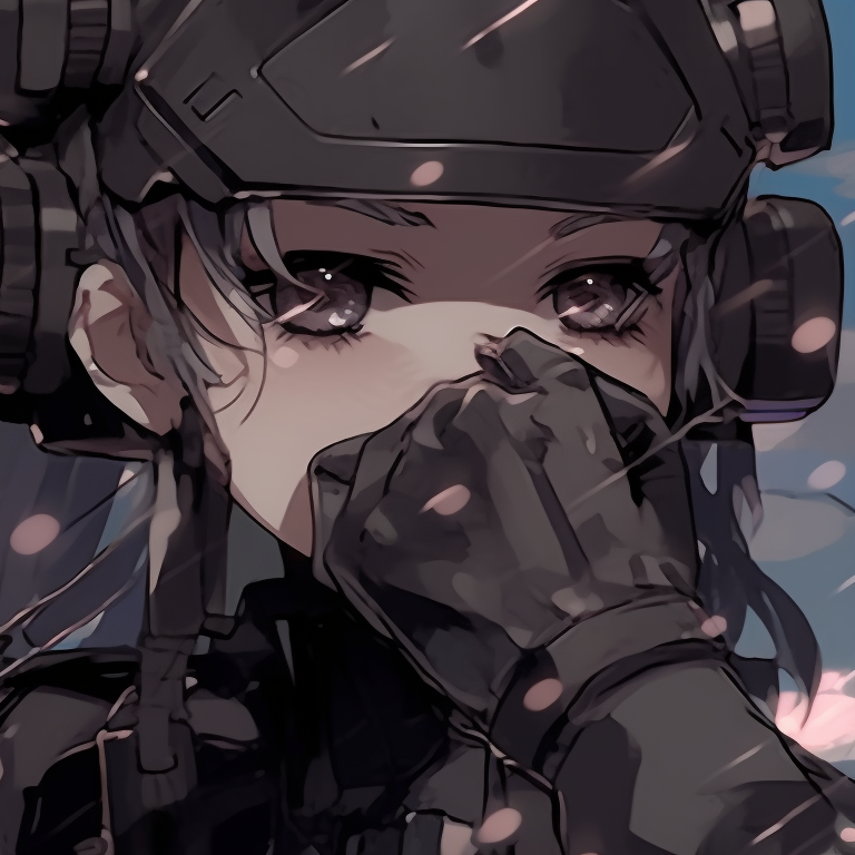 Two characters as silhouettes, minimalistic style, utilizing a cool color palette. amazing matching anime pfp pfp for discord.