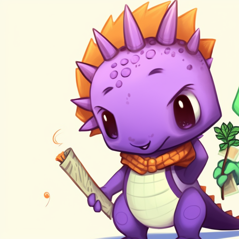 Dinosaur characters holding jack-o'-lanterns, dynamic shading and vivid colors. unique dino matching pfp halloween theme pfp for discord.