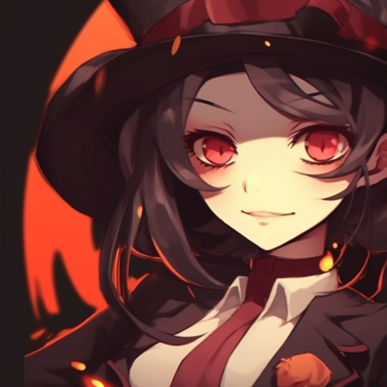 Two characters, grayscale scheme, one caressing the other's face with a ghostly expression. details of anime couple halloween scene backdrop pfp for discord.