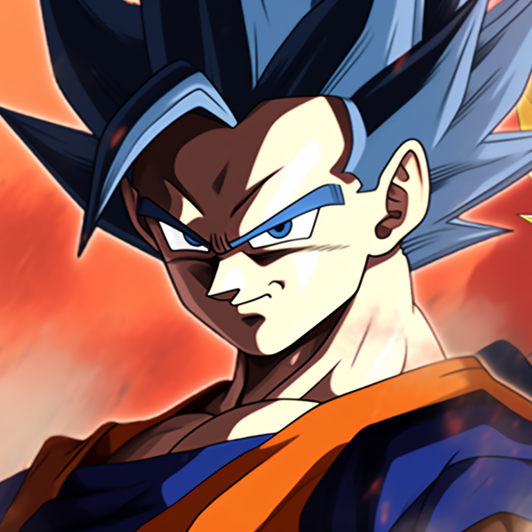 Transformed Goku and Vegeta side-by-side, vibrant colors and fierce expressions. best goku and vegeta matching pfp pfp for discord.