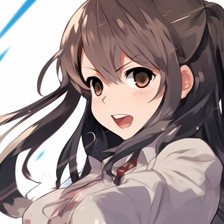 Hori and Miyamura in dynamic battle stances, detailing a contrasting light and dark theme. horimiya matching pfp collection pfp for discord.